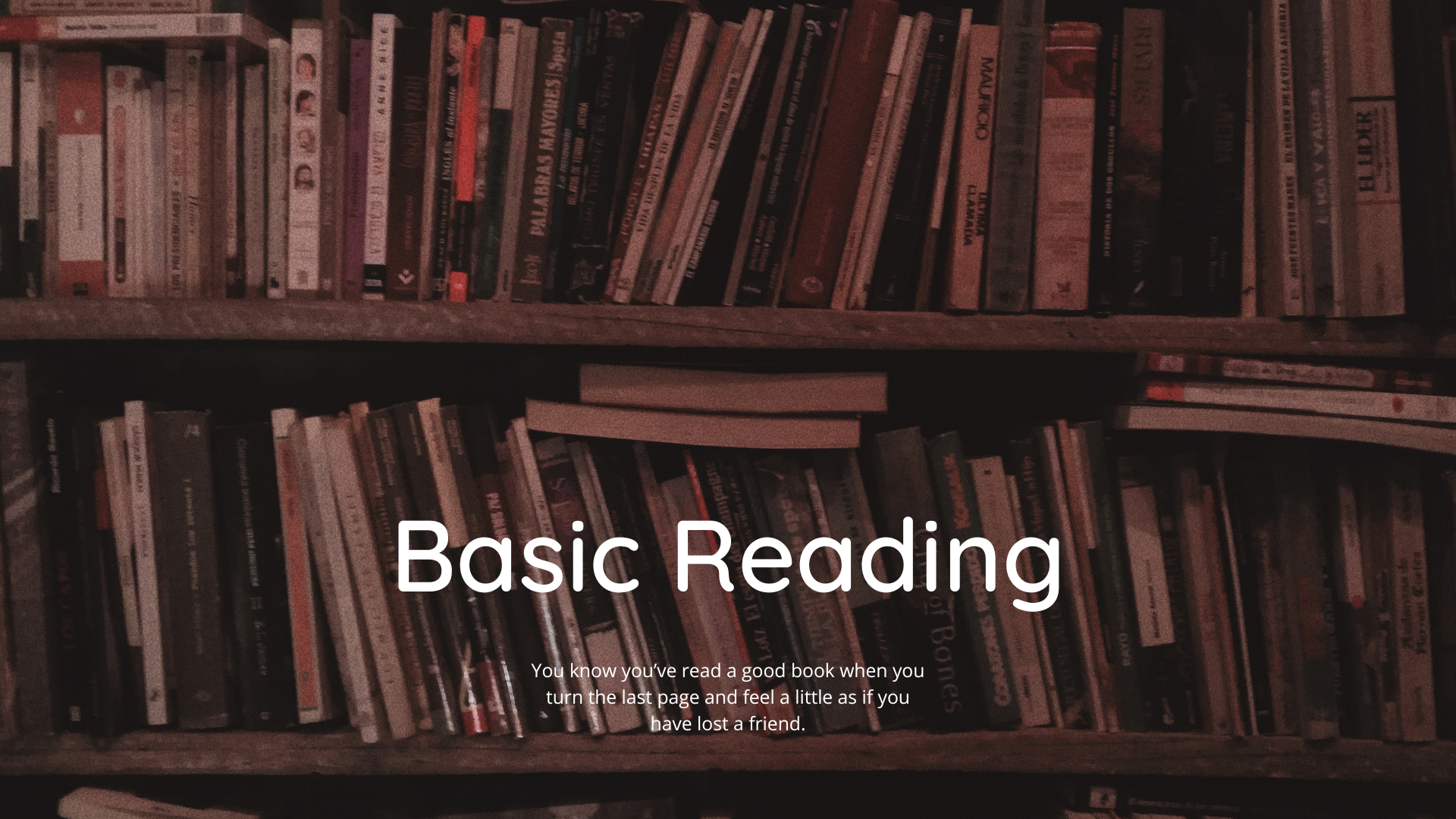 Pekerti Batch 19 - Kelas Latihan 070_Basic Reading