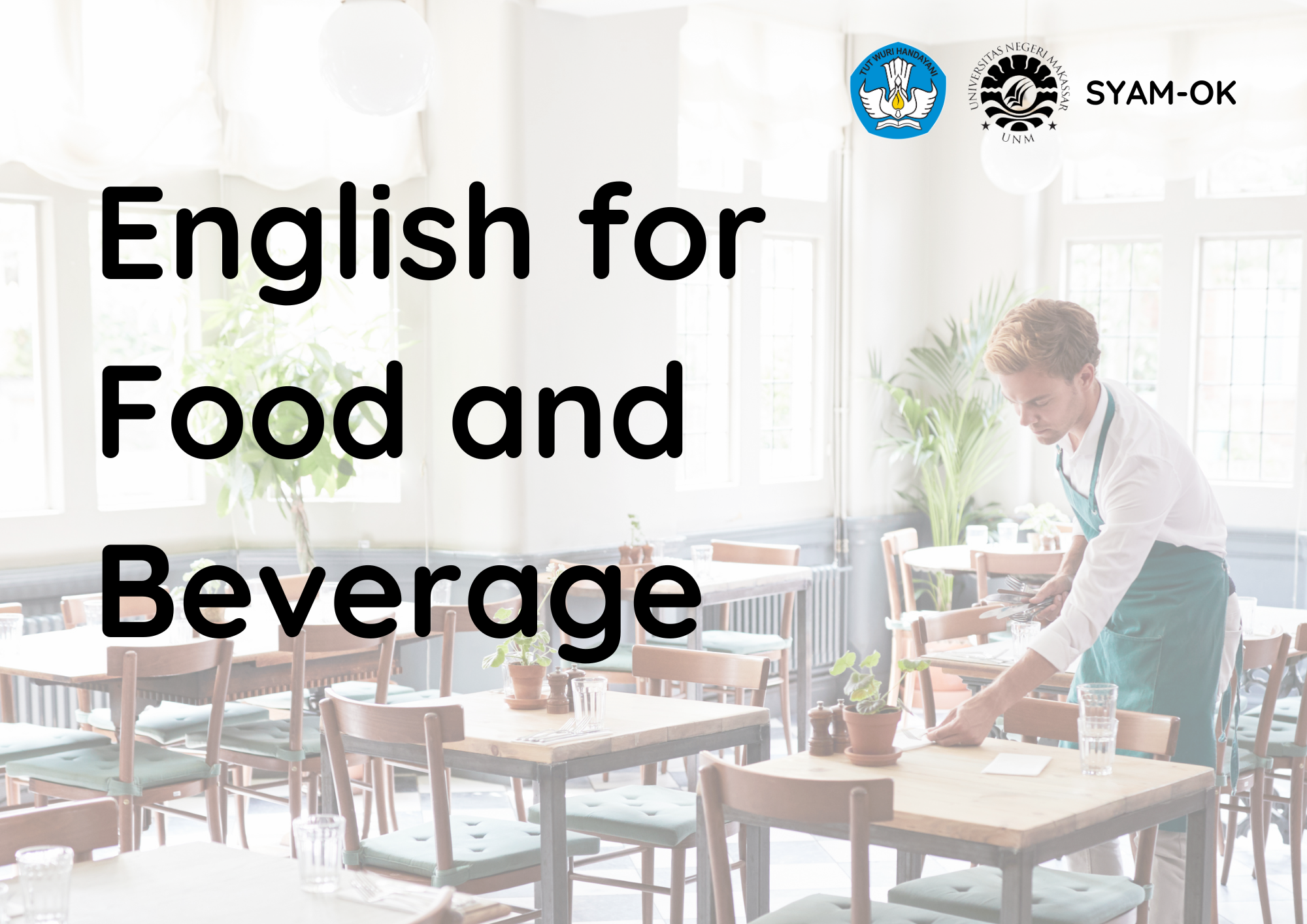 English for Food and Beverage