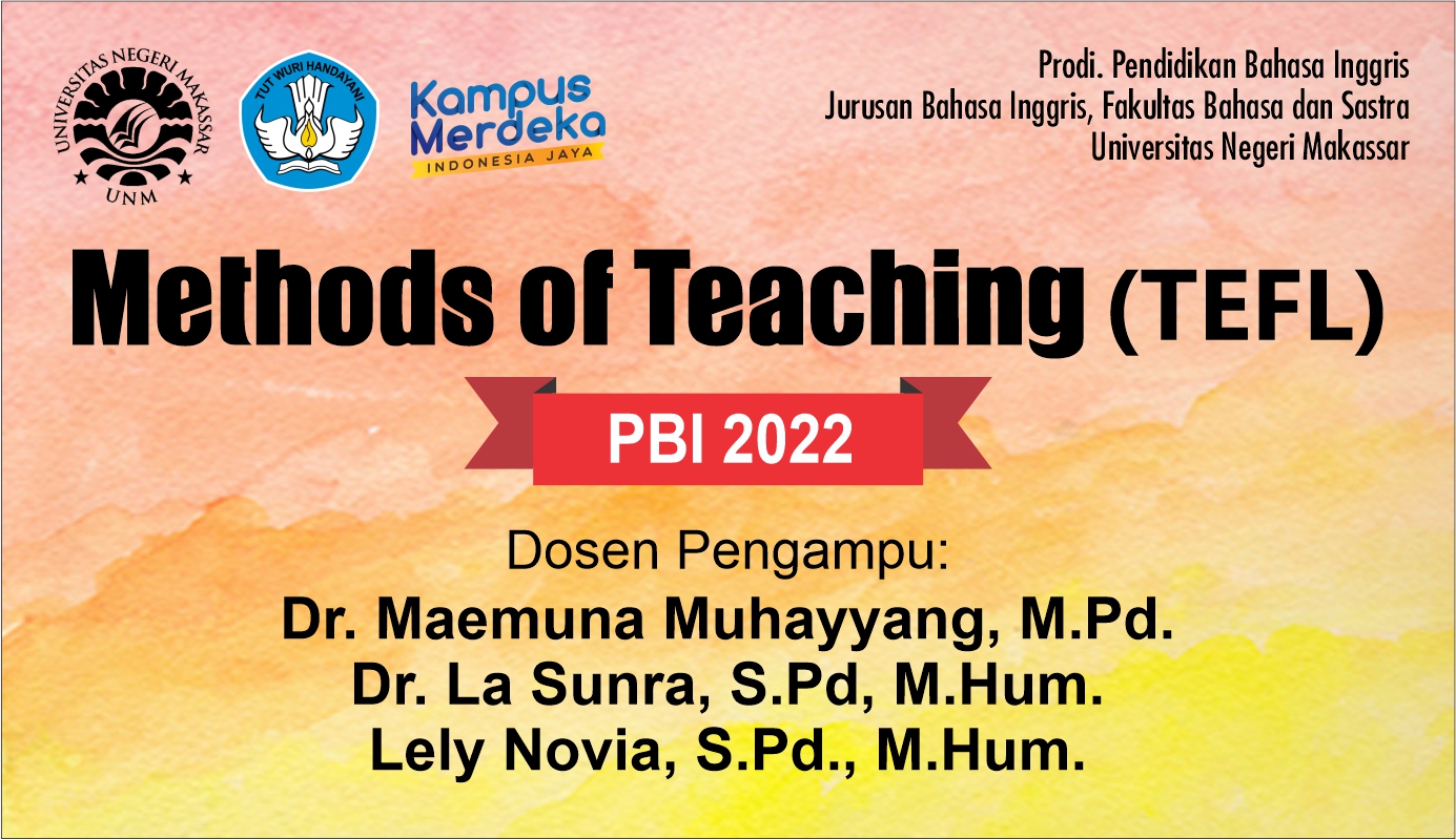 2023 Genap - METHODS OF TEACHING (TEFL)