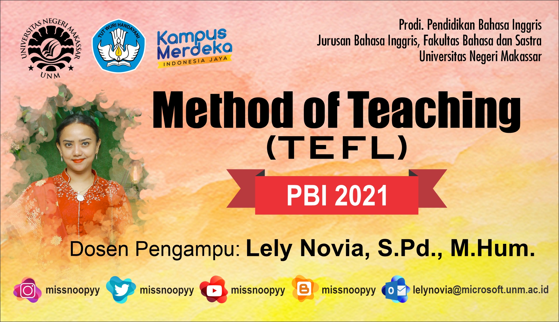 2023 Genap - METHOD OF TEACHING (TEFL)
