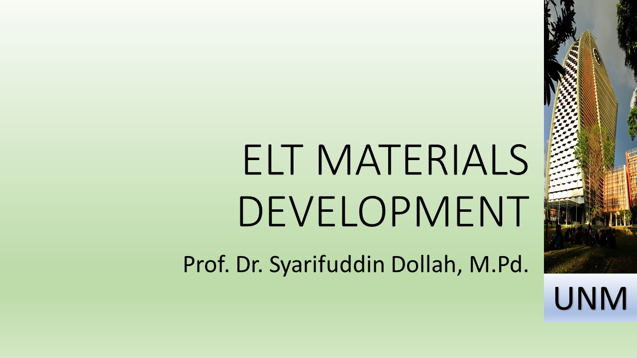 ELT Materials Development