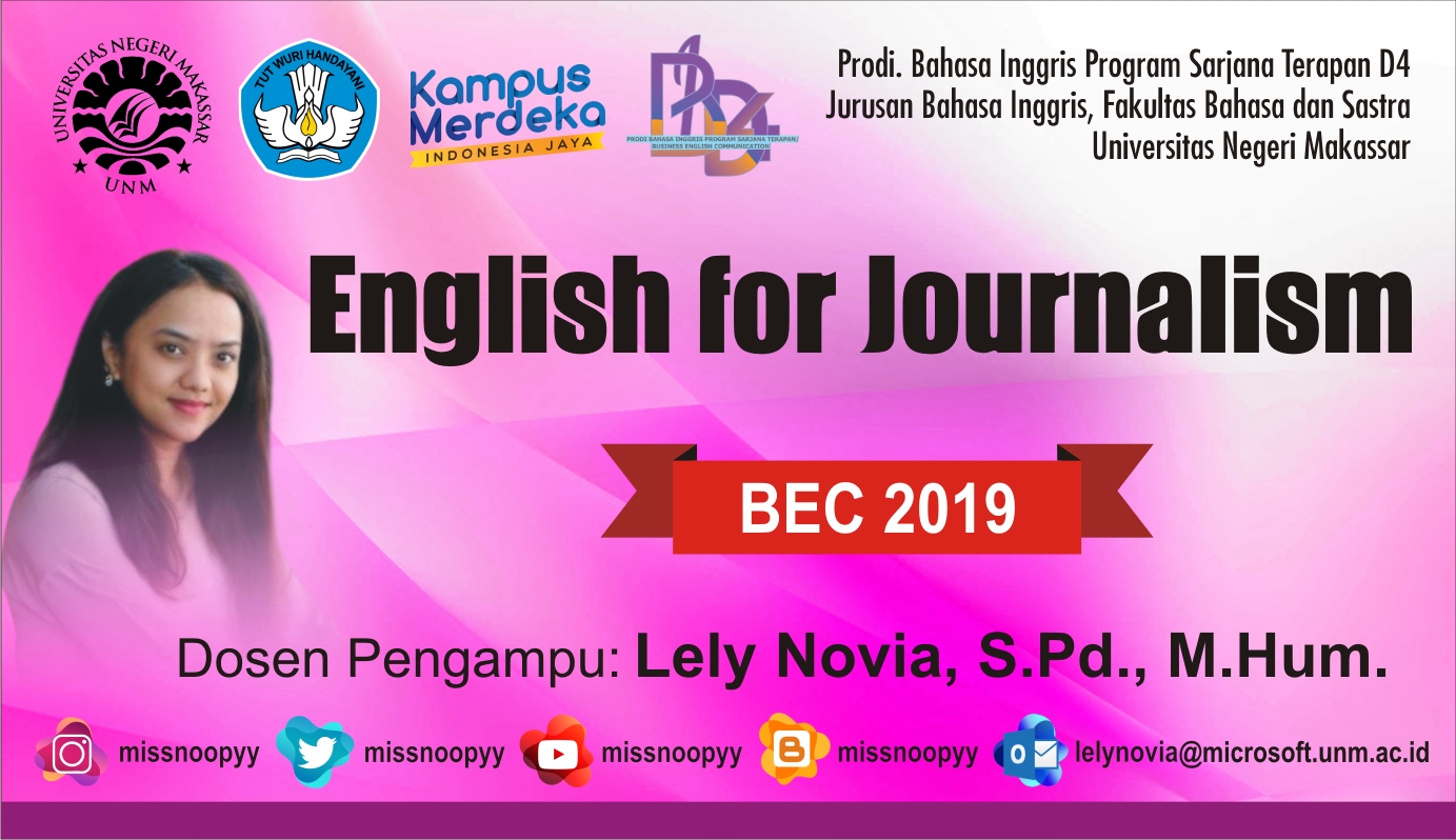 20211-ENGLISH FOR JOURNALISM