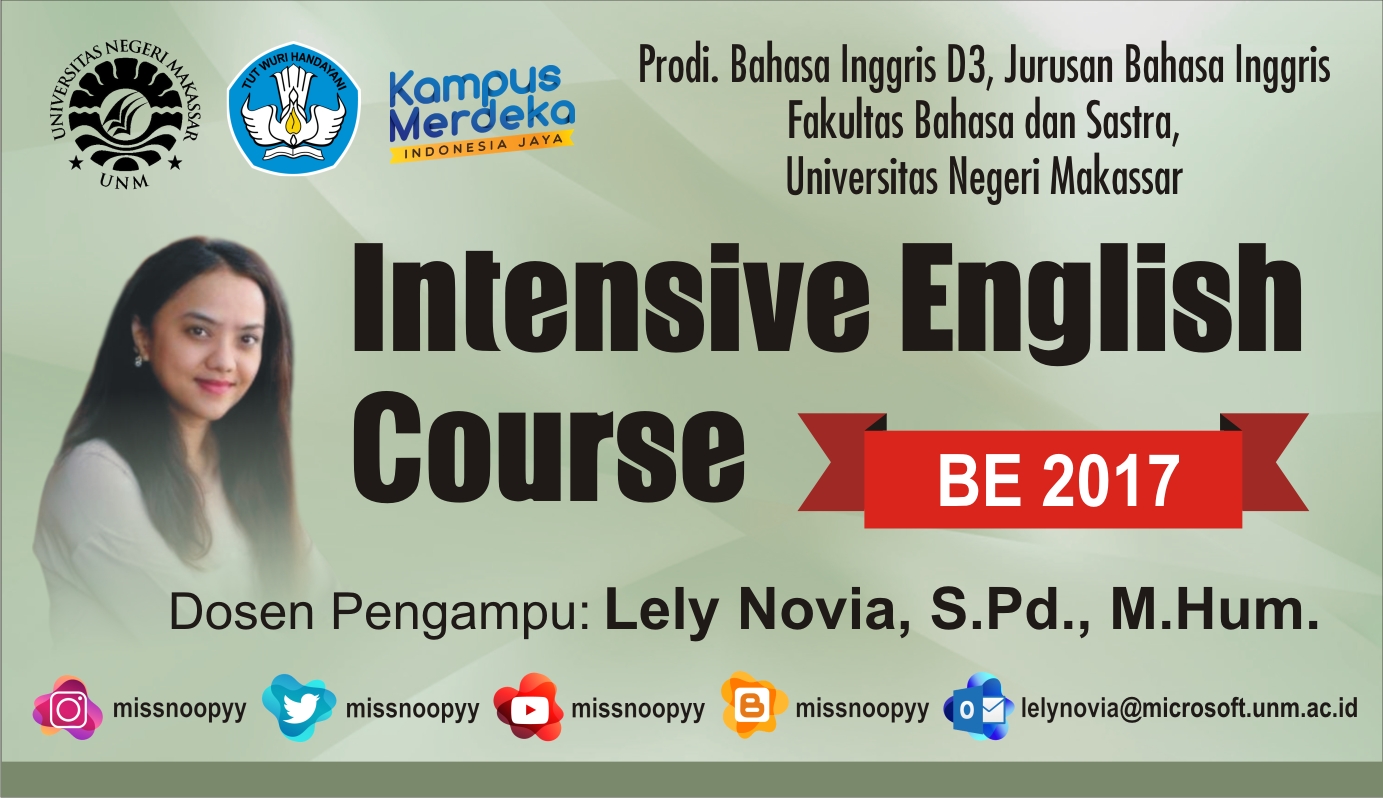 20211-INTENSIVE  ENGLISH COURSE
